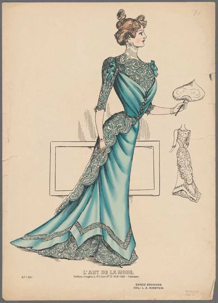 1890s womens fashion